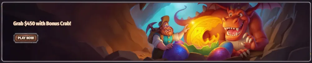 Dragoní bonus krabí banner